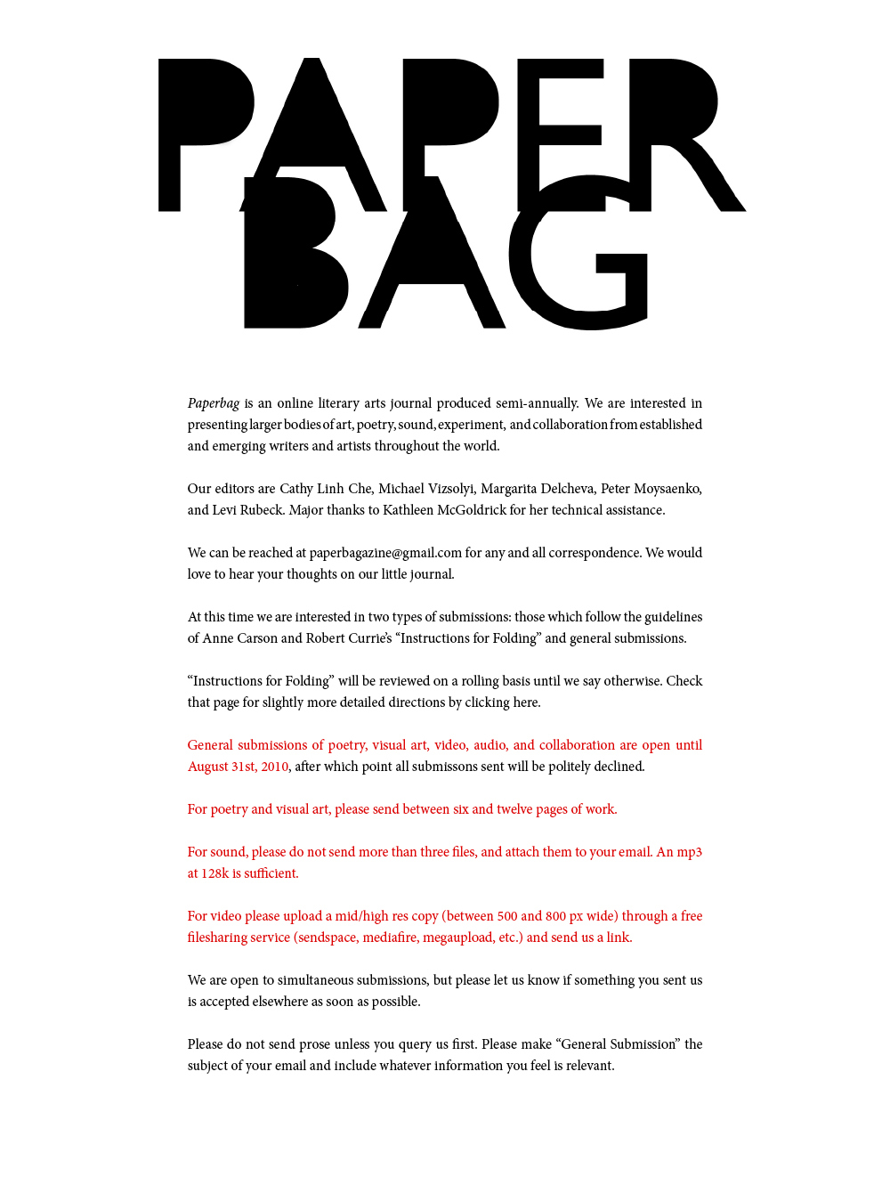 paper bags essay